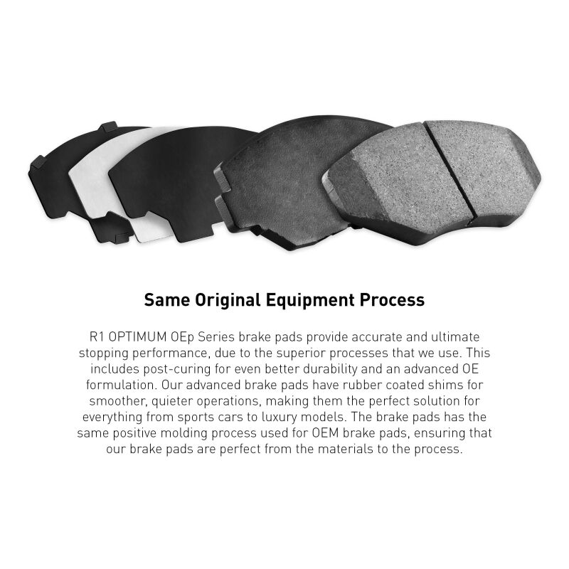 Mini Cooper Brake Pads - Front - R1 Concepts - Optimum OE - `15-`19